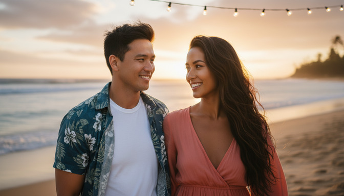 Leilani & Kai on a date